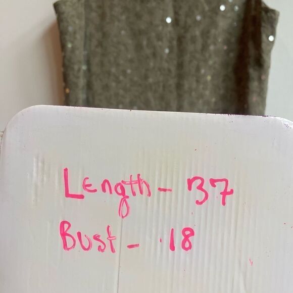 Tamotsu Women's Petite Sleeveless Floral Tropical Print Silk Green Dress Size M - Picture 8 of 8